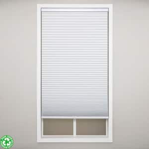White Cordless Blackout Polyester Cellular Shades - 72 in. W x 84 in. L