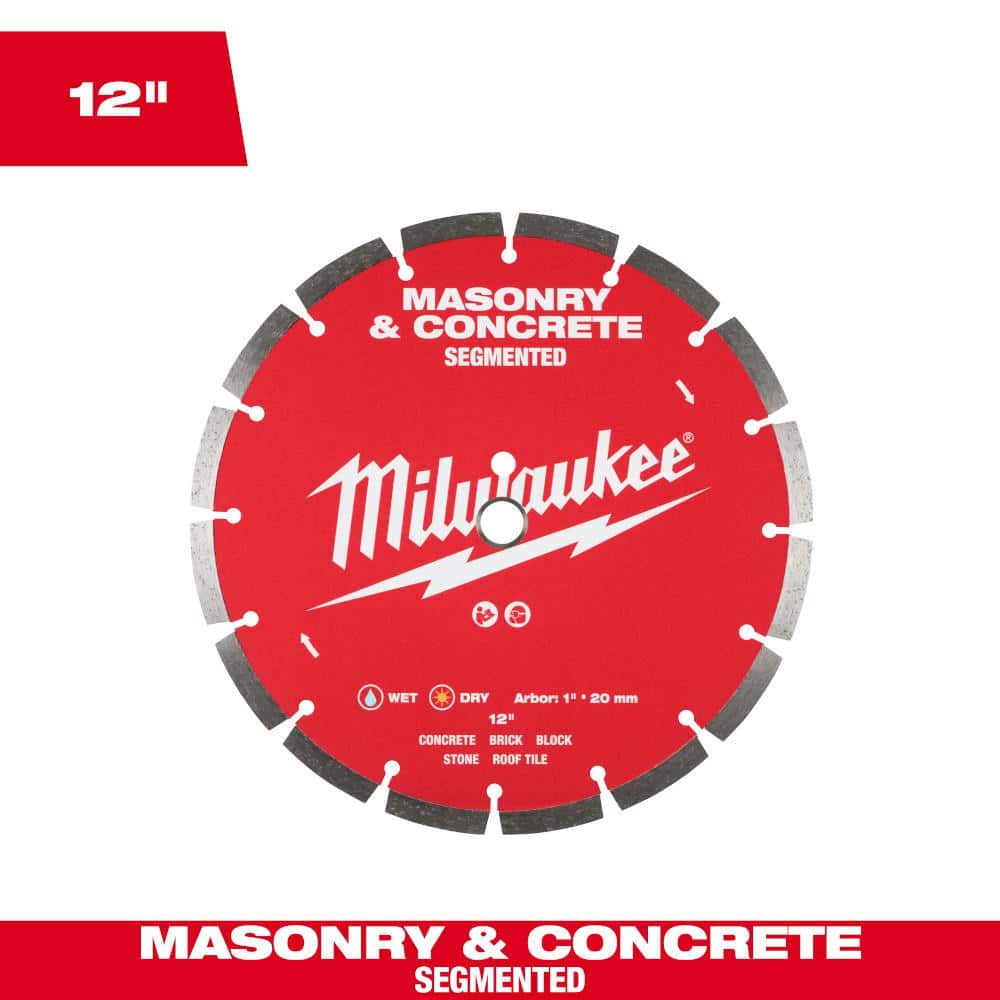 12 in. Segmented Masonry & Concrete Diamond Blade price history on PriceWatchPro