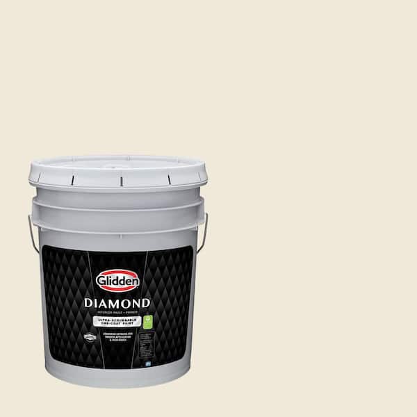 Glidden Diamond 5 gal. PPG1098-1 Milk Paint Eggshell Interior Paint with Primer
