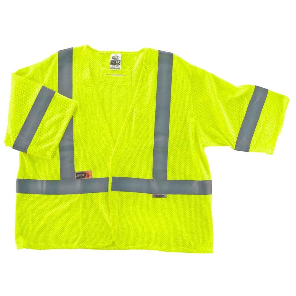 GLoWEAR S/M Lime Hi-Vis Type R Class 3 FR Modacrylic Vest price history on PriceWatchPro