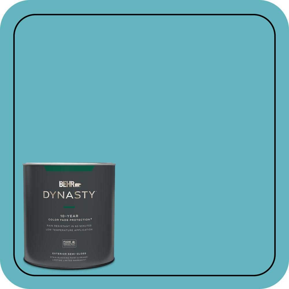 BEHR DYNASTY 1 qt. #MQ4-51 Adonis Semi-Gloss Enamel Exterior Stain ...