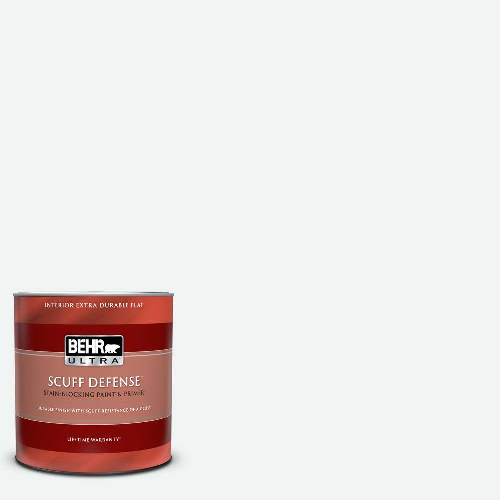 BEHR ULTRA 1 qt. BLW09 Bakery Box Extra Durable Flat Interior Paint