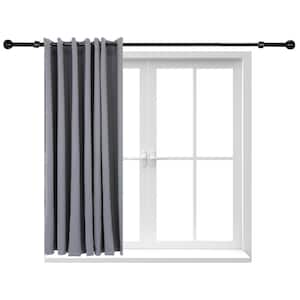 Indoor/Outdoor Blackout Curtain Panel with Grommet Top - 100 x 84 in (2.54 x 2.13 m) - Gray