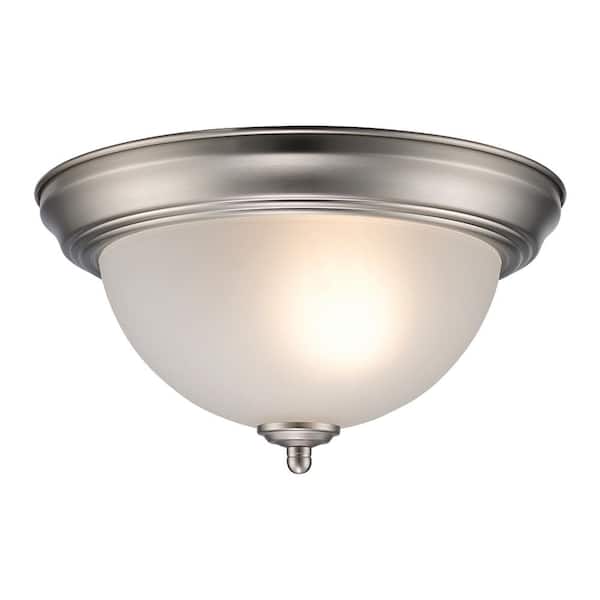 PRIVATE BRAND UNBRANDED 11.25 in. 1-Light Brushed Nickel