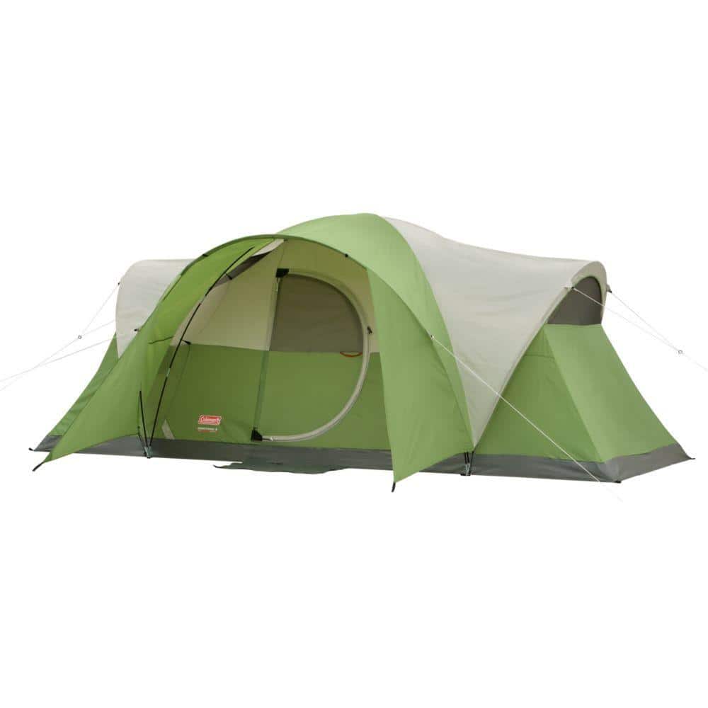 Coleman 8-Person Tent for Camping | Montana Tent with Easy Setup, Green (B001TSCF96)