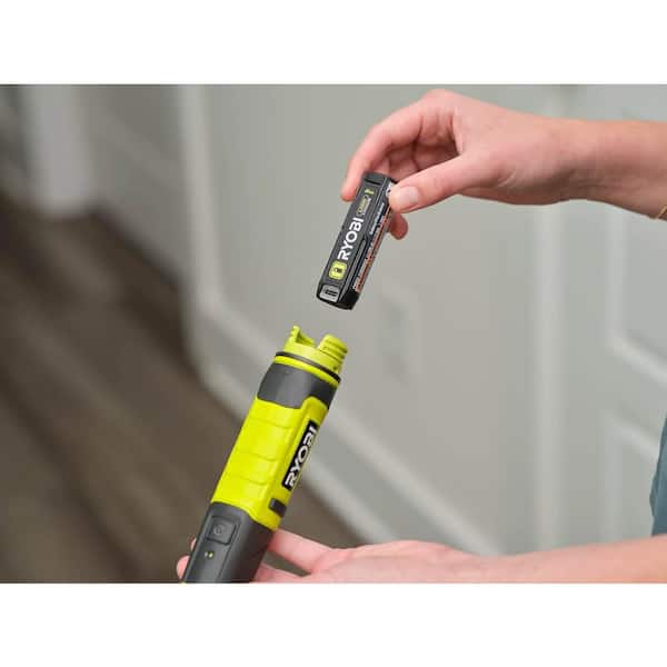 RYOBI USB Lithium Cordless Compact Detail Scrubber Kit w
