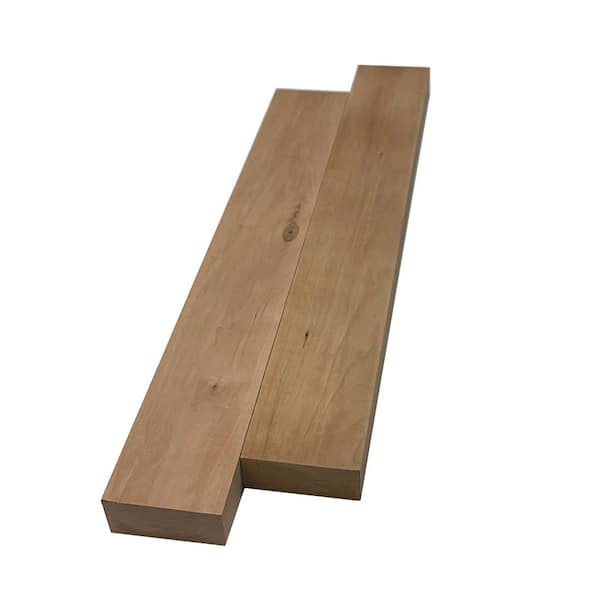 Swaner Hardwood 2 In X 4 In X 6 Ft Cherry S4s Board Olce The Home Depot