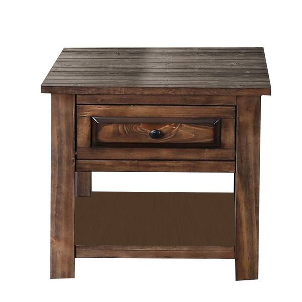 William's Home Furnishing Annabel Walnut End Table