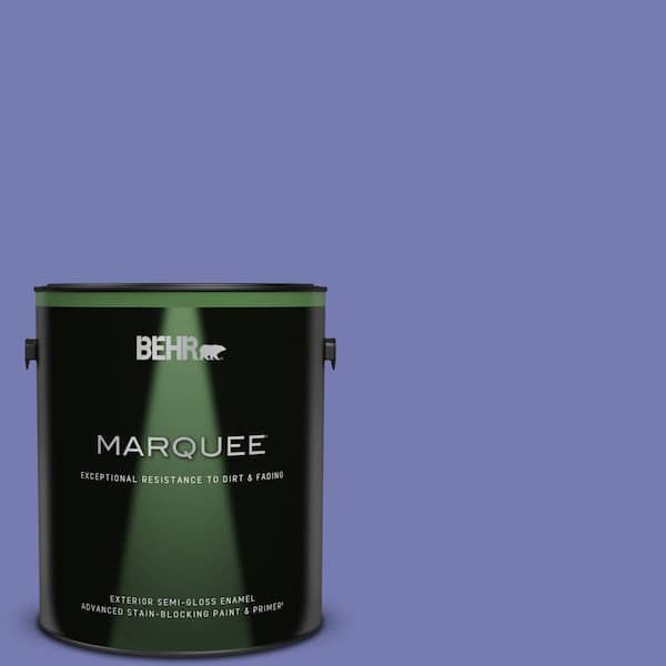 BEHR MARQUEE 1 gal. #620B-6 Magic Moment Semi-Gloss Enamel Exterior Paint & Primer
