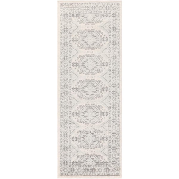 Abbracci Beige 2 ft. 7 in. x 7 ft. 3 in. Runner Rug