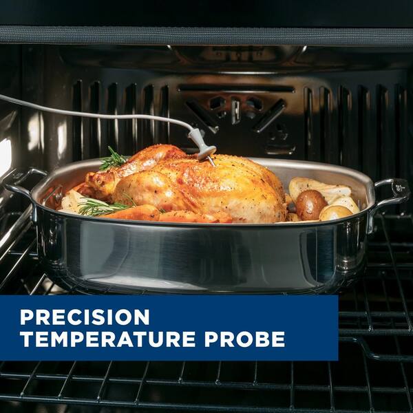 Ge 27 In Smart Single Electric Wall Oven With Convection Self Cleaning In Stainless Steel Jks5000snss The Home Depot