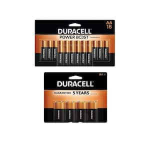 Coppertop 18-Count AA and 4-Count 9-Volt Battery Variety Pack (22 Total Batteries)