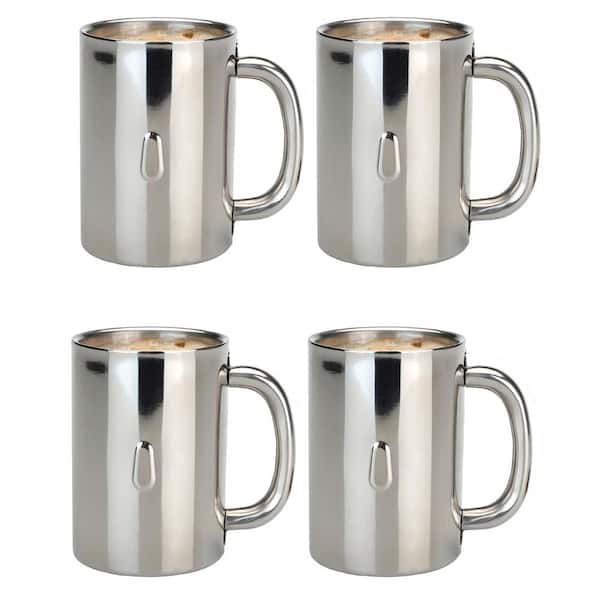 BergHOFF Straight Line 12 oz. Silver Stainless Steel 18/10 Coffee