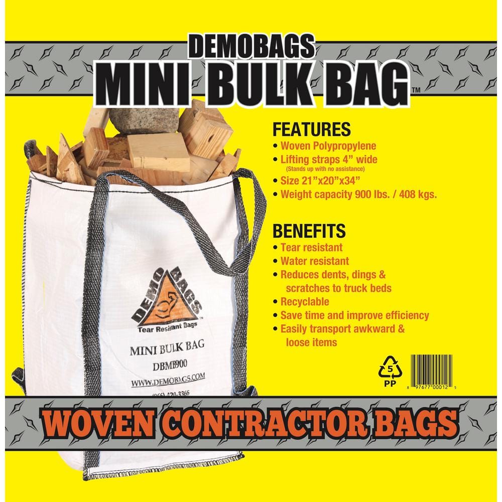 Demobags 900 lbs. Contractor Bulk Bag MB90001SE The Home Depot