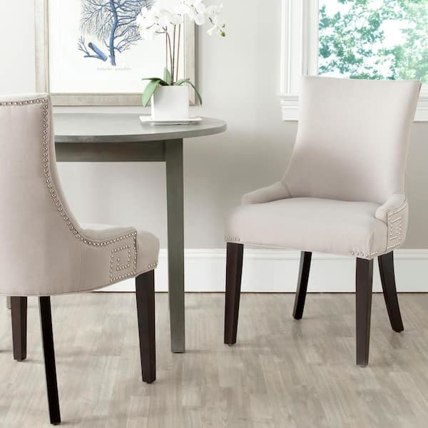 Gretchen Beige/Black Side Chair (Set of 2)