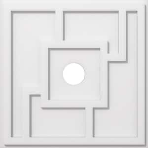 1 in. P X 7 in. C X 20 in. OD X 3 in. ID Knox Architectural Grade PVC Contemporary Ceiling Medallion