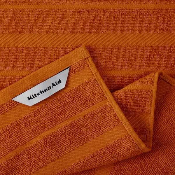 KitchenAid Kitchen Towel Set, Set of 3 - Orange Sorbet - Yahoo Shopping