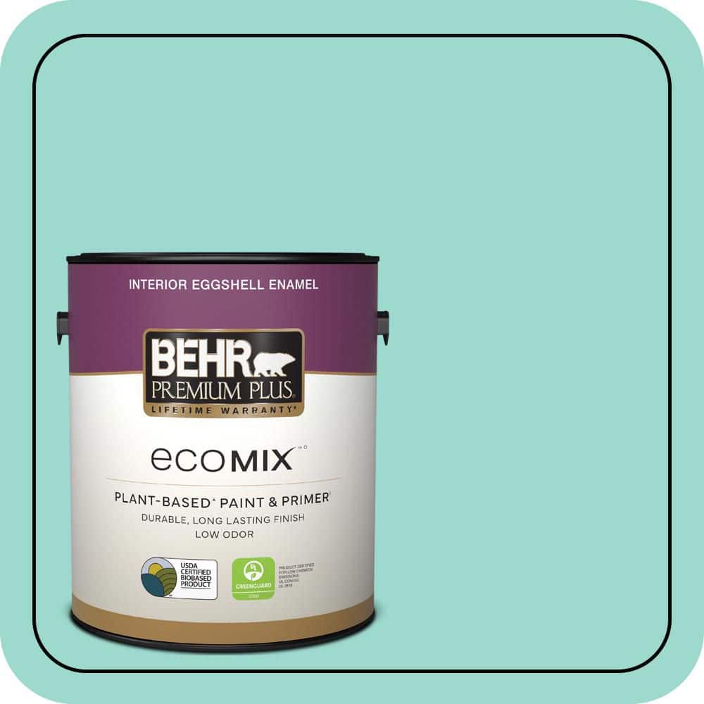 1 gal. #P440-3 Fish Pond Eggshell Enamel EcoMix Plant-Based Interior Paint & Primer price history on PriceWatchPro