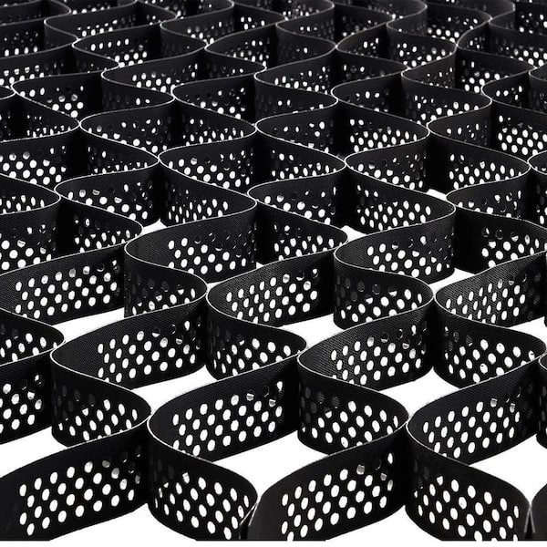 Gravel Grid, 3 in. Depth, 17 x 8.8 ft. 1880 lbs. Per sq. ft. Ground Stabilizer, Permeable Geo Grids Plastic Paver