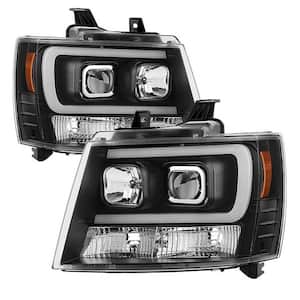 Chevy Suburban 1500/2500 07-14 / Chevy Tahoe 07-14 / Avalanche 07-14 Version 2 Projector Headlight- Light Bar DRL - Blk