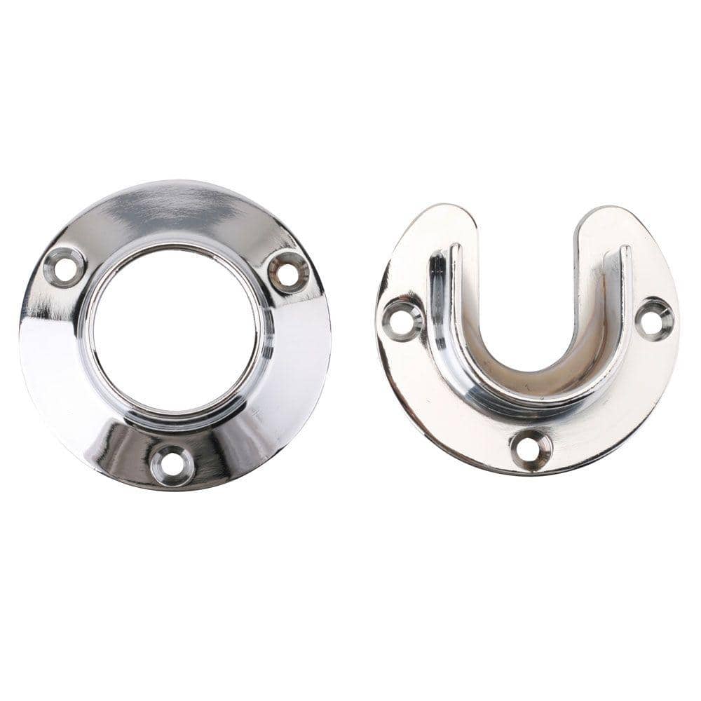 Everbilt 1-5/16 in. Heavy-Duty Chrome Closet Pole Sockets CD-0010-CH ...