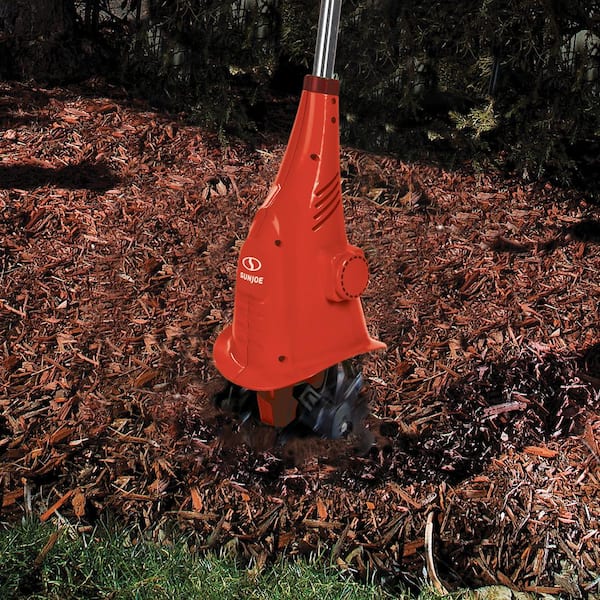 Sun Joe 6.3 in. 2.5 Amp Electric Cultivator, Red