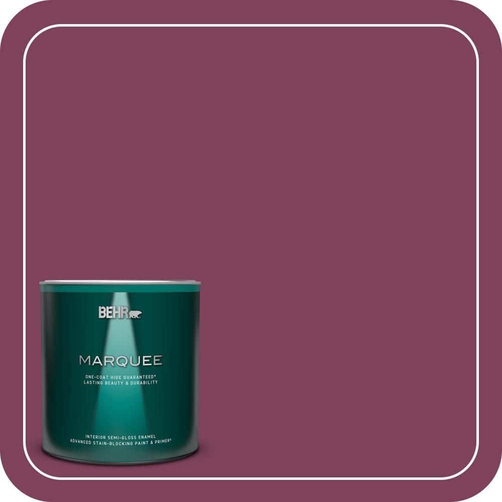 1 qt. Home Decorators Collection #HDC-WR14-12 Cheerful Wine Semi-Gloss Enamel Interior Paint & Primer price history on PriceWatchPro