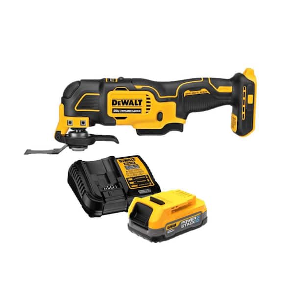 ATOMIC 20V MAX Brushless Oscillating Multi Tool and 20V MAX POWERSTACK Compact Battery Starter Kit