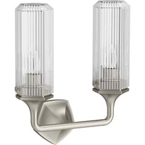 Occasion 2-Light Brushed Nickel Wall Sconce