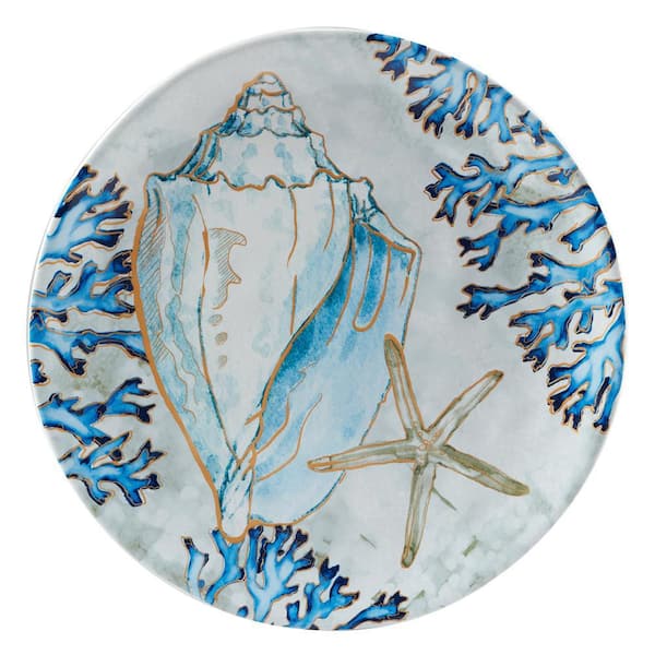Seashell Dishes, 2 Set, 6  Turquoise Dip Bowls, 54kibo