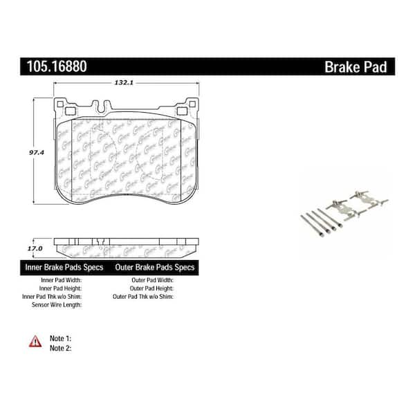 Centric Parts Disc Brake Pad Set