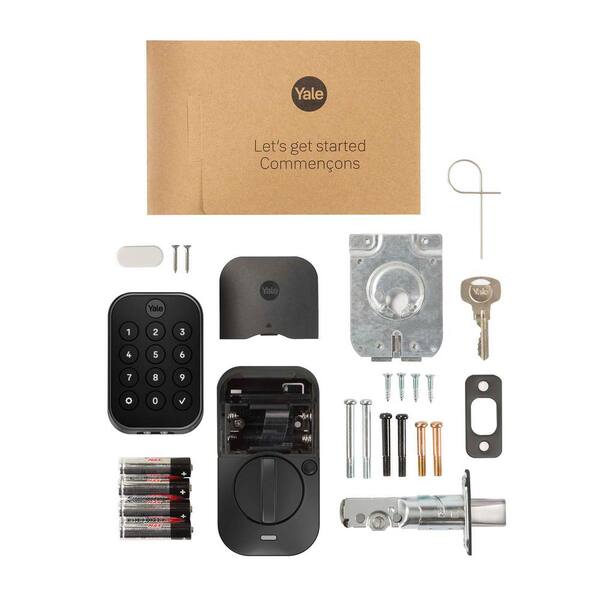 Yale Assure 2 Lock Black Suede Keyless Single Cylinder Deadbolt