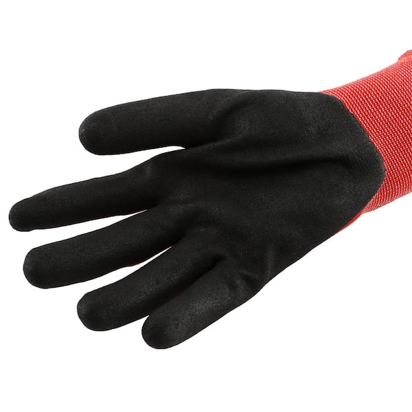 Milwaukee 48-22-8902B Large Cut Level Dipped Gloves for sale online 