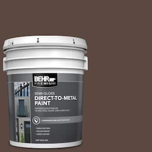 5 gal. #N170-7 Baronial Brown Semi-Gloss Direct to Metal Interior/Exterior Paint