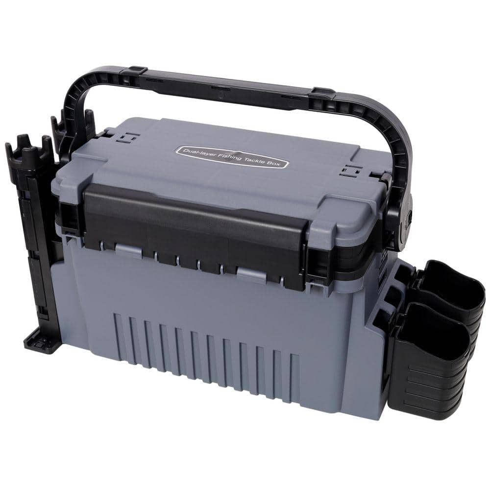 hand held tackle box HD Boxes featuring a comfortable handle and durable shoulder strap with smart layered storage for outdoor adventures Rolling Tackle Box Backpack