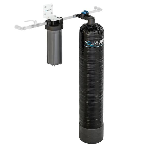 AQUASURE Serene 10-GPM Whole House Salt-Free Water Conditioning/Softening System with Triple Purpose Pre-Filter