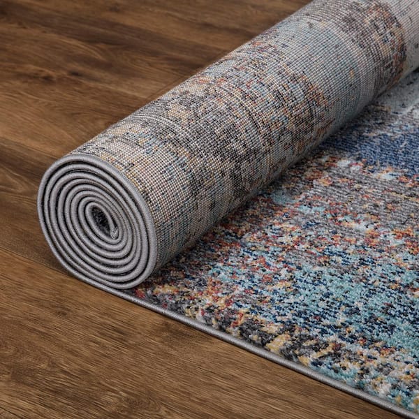 Concord Global Trading Vintage Collection Victoria Multi 7 ft. x 9