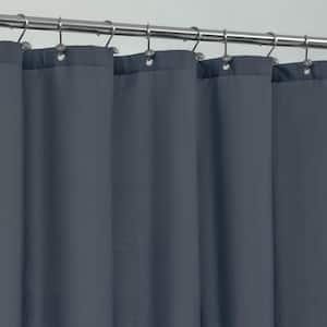 36 in. W x 72 in. L Waterproof Fabric Shower Curtain in Stone Blue