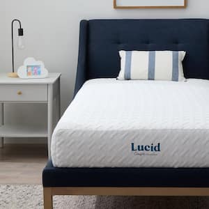 Lucid Comfort Collection SureCool 12in. Firm Gel Memory Foam Tight Top King  Mattress LUCC12KK45MF - The Home Depot