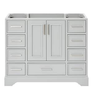 Stafford 42.75 in. W x 21.5 in. D x 34.5 in. H Bath Vanity Cabinet without Top in Grey