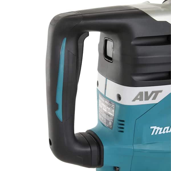 2 Concrete/Masonry Home HR5212C Makita Depot Drill SDS-MAX in. Hammer Case 15 Amp Corded - with AVT The Advanced Rotary Technology) (Anti-Vibration Hard