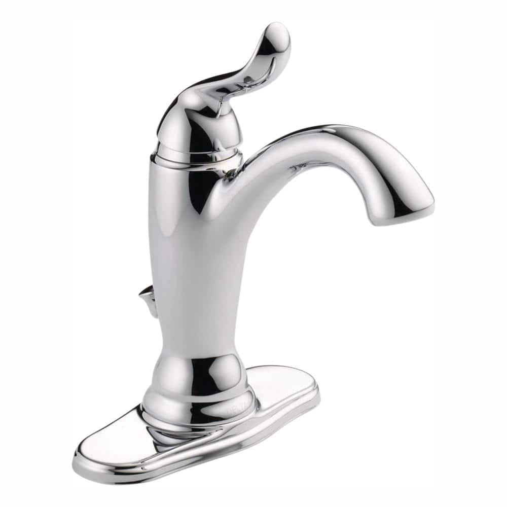 delta linden single hole faucet