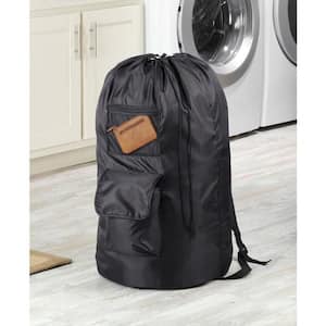 Black Polyester Duraclean Laundry Backpack