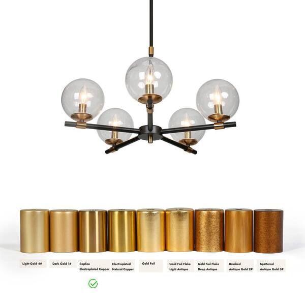 Zevni Modern Black Island Pendant Light, Ostter 22 in. 5