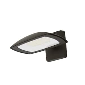 175W Equivalent Integrated LED Bronze Outdoor Residential Wall/Flood Light, 5000 Lumens