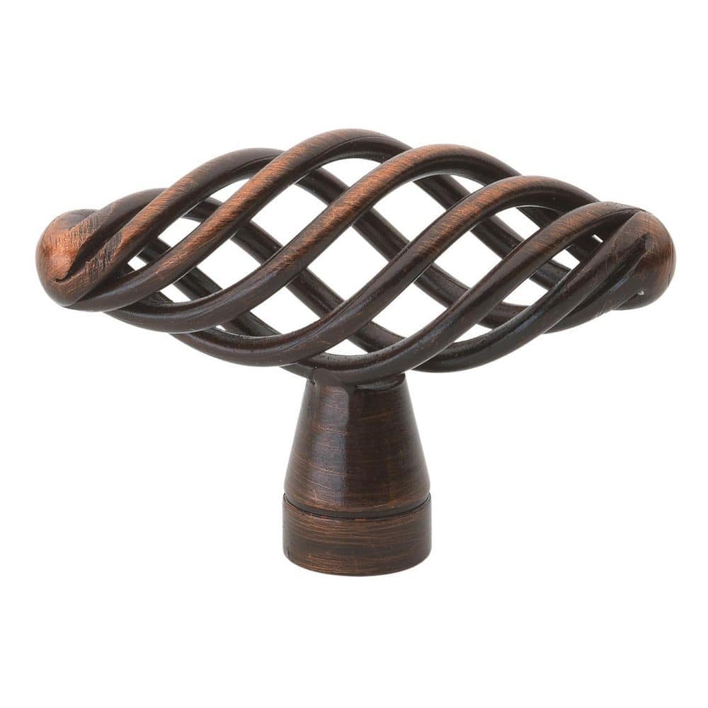 2 in. Long Rustic Bronze Oval Birdcage Cabinet Knobs (10-Pack) price history on PriceWatchPro