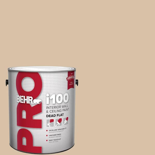 1 gal. #HDC-CT-06 Country Linens Dead Flat Interior Paint