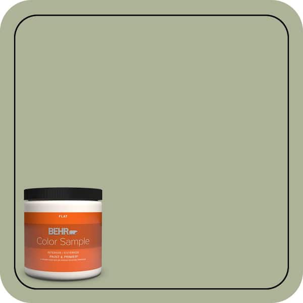 BEHR PREMIUM PLUS 8 oz. Home Decorators Collection #HDC-CT-28 Cottage Hill Flat Interior/Exterior Paint & Primer Color Sample