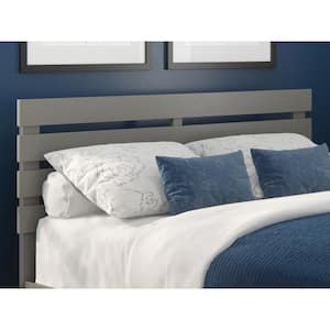 Oxford Queen Headboard with USB Turbo Charger in Grey