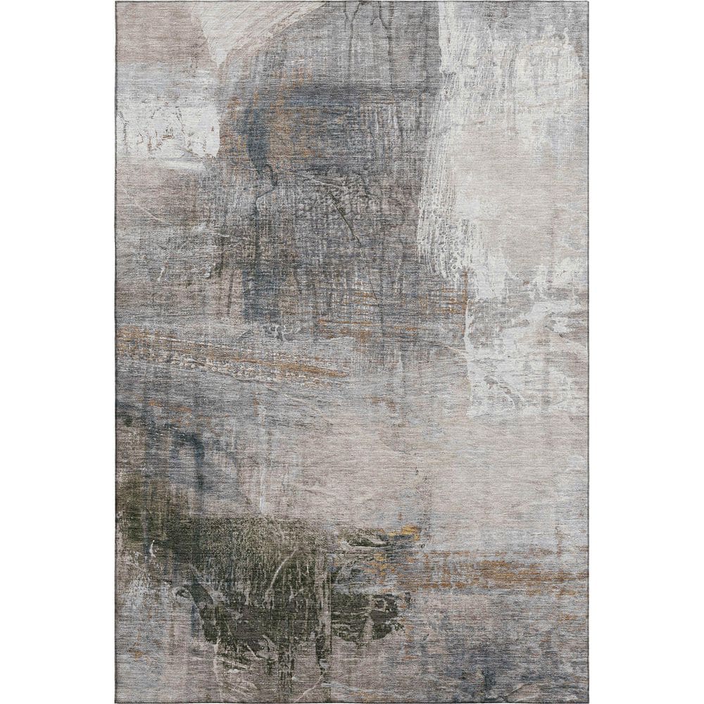 Mayfield Premium Machine Washable Abstract AMF2117 Putty 9 ft. x 12 ft. Area Rug price history on PriceWatchPro